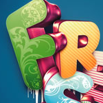 Colorful 3D Type